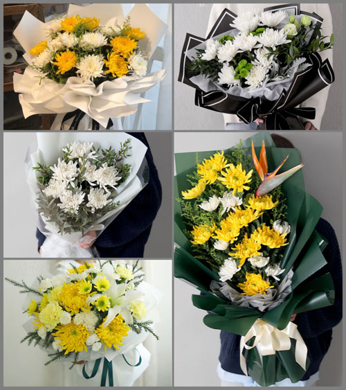 安徽滁州市明光市三界镇碾城村白事花束代送